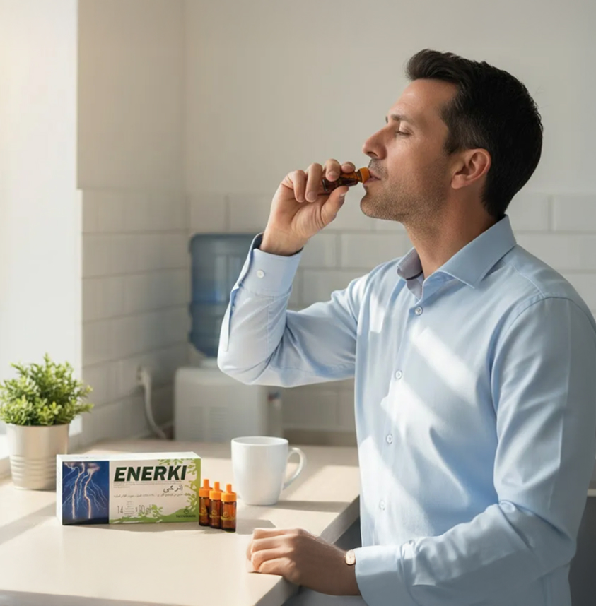 Complemento para el rendimiento físico y mental enerki plus