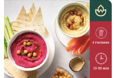 Surtido de hummus