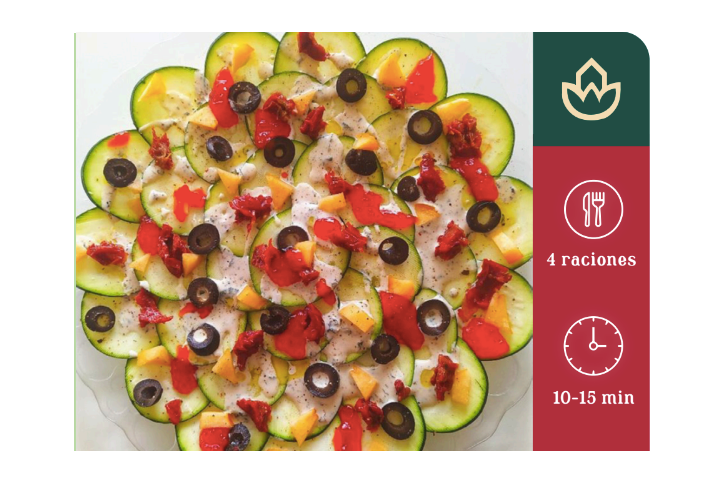 Carpaccio de calabacín