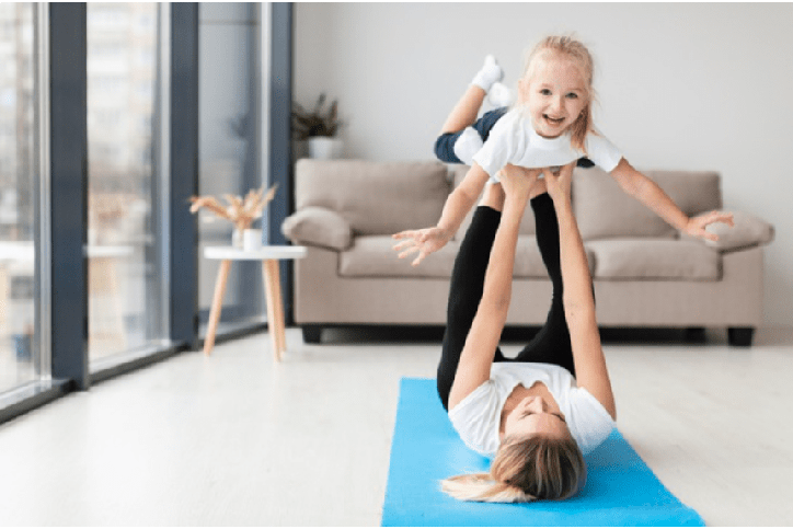 Cómo hacer ejercicio con niños desde casa