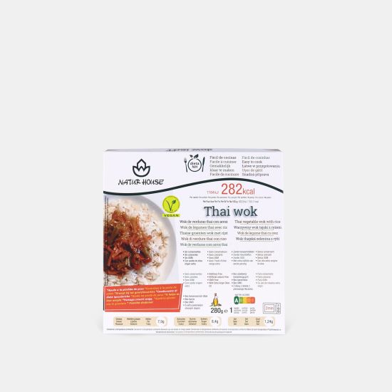 Wok de verduras Thai