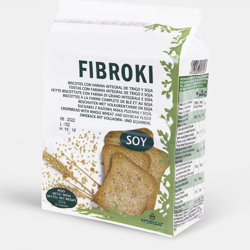 Pan tostado de soja - Biscotes Fibroki