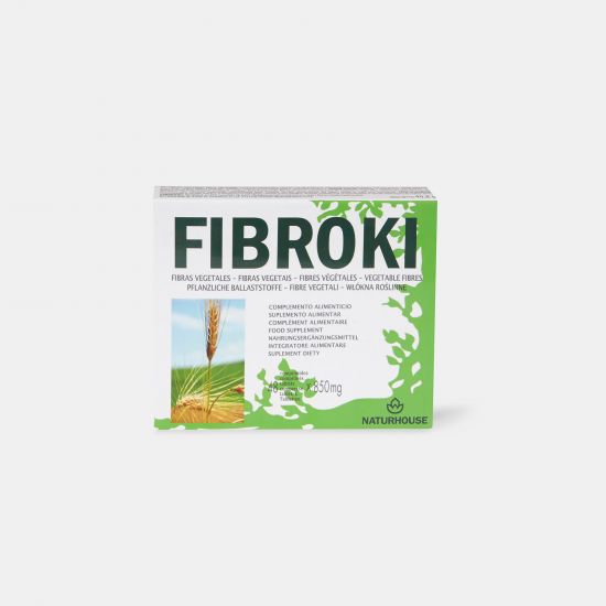Comprimidos de fibra y espirulina - Fibroki